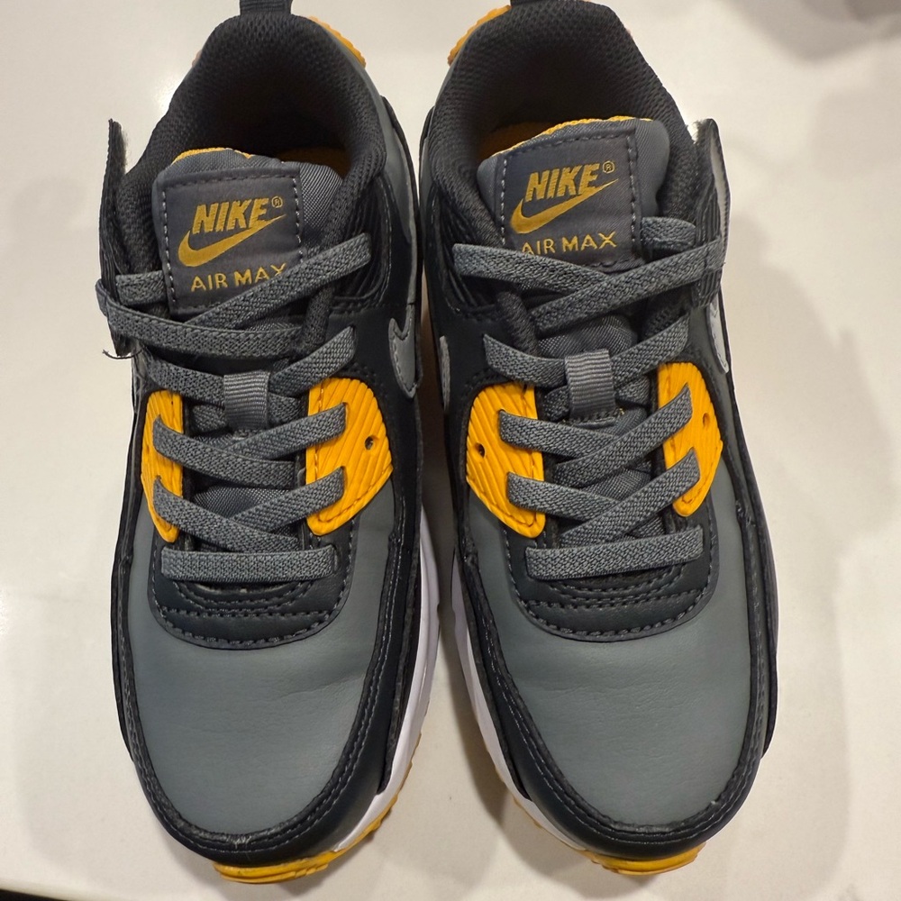 Nike Gray and Yellow Sneakers Athletic Style